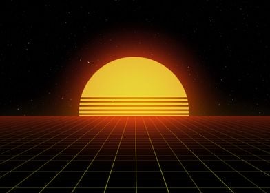 Retro SciFi Background