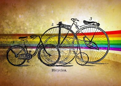 3 Vintage Bicycles