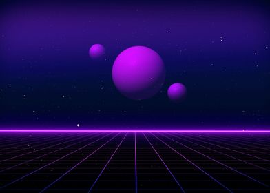 Retro SciFi Background