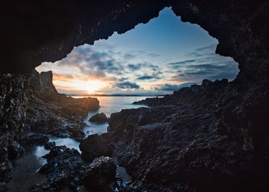 New Zealand Sea Cave