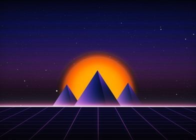 Retro SciFi Background