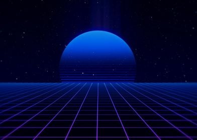 Retro SciFi Background