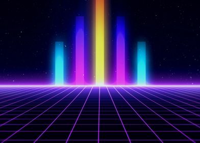 Retro SciFi Background