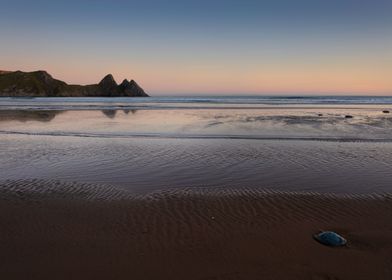 Evening at Three Cliffs 