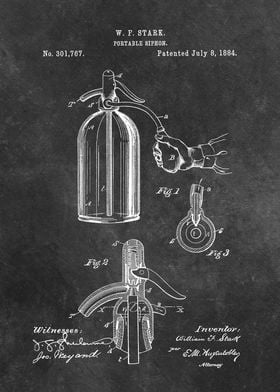 Stark Portable siphon 1884