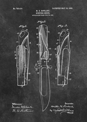 Rowland Hunting knife 1903