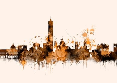 Bologna Italy Skyline