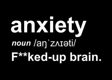 Anxiety Definition Funny