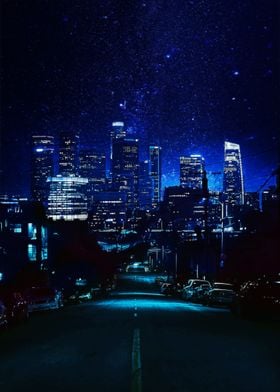 The Blue City Skyline