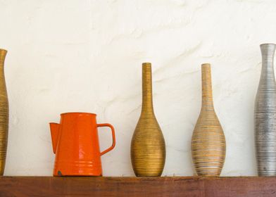 Shelves vases