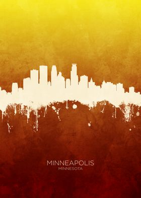 Skyline Red Gold Portrait-preview-3