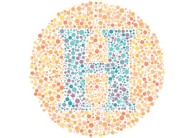 H Eye Test Letter Circle