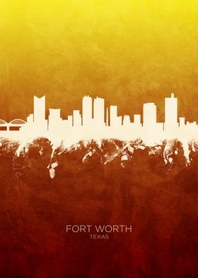 Skyline Red Gold Portrait-preview-1