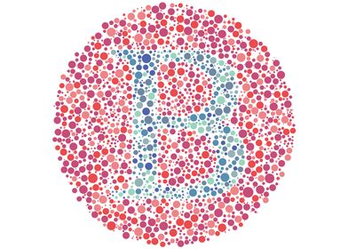 B Eye Test Letter Circle