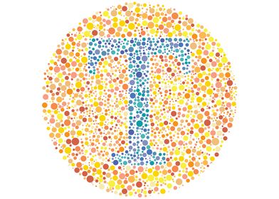 T Eye Test Letter Circle