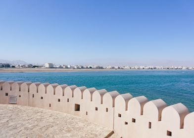 Fence wall in Oman