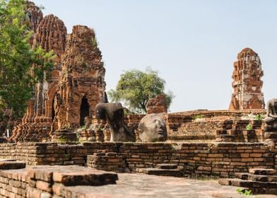 Buddha statues and temples