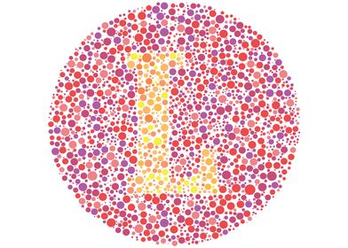 L Eye Test Letter Circle