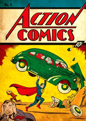 Action Comics Superman by Joe Shuster
