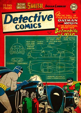 Detective Comics Batman and Robin 156 by Dick Sprang' Poster by DC Comics |  Displate