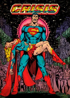 Crisis on Infinite Earths Superman by George Perez