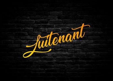 Luitenant