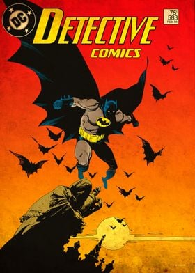 Detective Comics Batman 583 by Mike Mignola and Anthony Tollin' Poster by DC  Comics | Displate