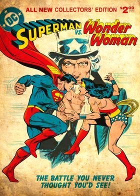 All New Collectors Edition Superman vs Wonder Woman by Dan Adkins and Jose Luis Garcia-Lopez
