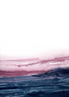 pink navy landscape 