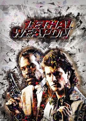 lethal weapon abstract art