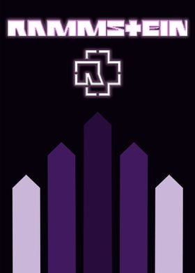 Rammstein pillars violet