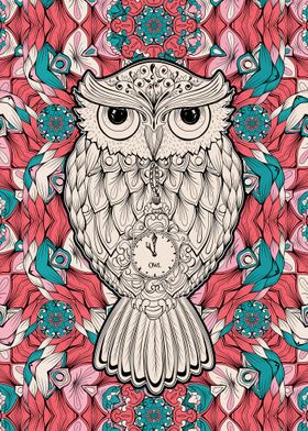 OWl vintage color poster  