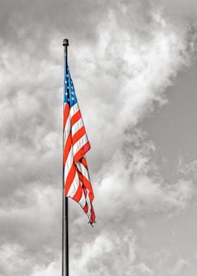 American Flag At Rest