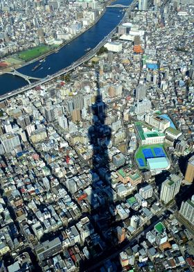 Tokyo Skytree shadow