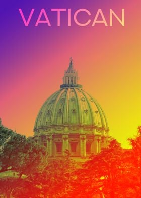 Vatican Travel Poster