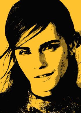 Emma Watson Flat Vector