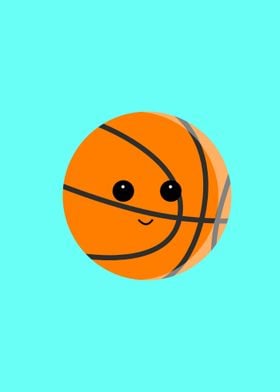 Cute funny basketball