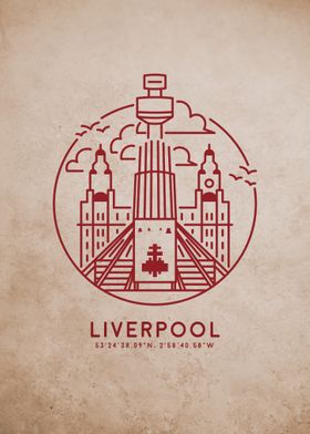 Liverpool Line Art