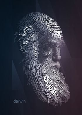 Darwin Quotes Typography