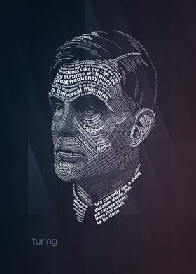 Turing Quotes Typography