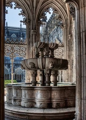 A Fountain in the cloister