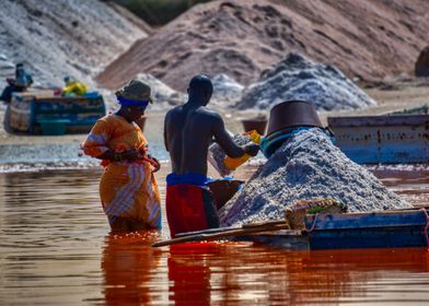 Salt workers