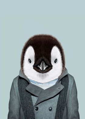penguin portrait 