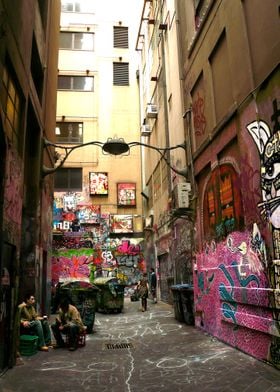 Graffiti Lane Melbourne