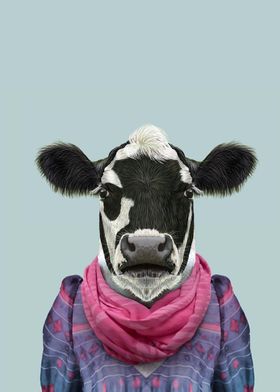 lovely cow portrait  