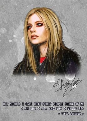 Avril Lavigne Canvas