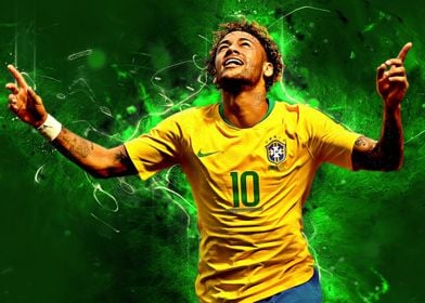 Neymar Jr. Brazil Soccer 
