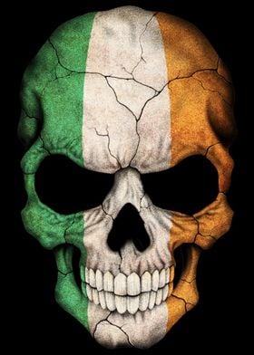 Irish Flag Skull