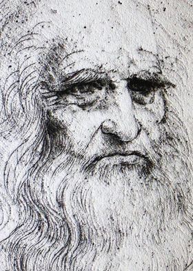 Old Man Leonardo Da Vinci
