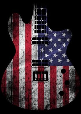 Flag Us Guitar